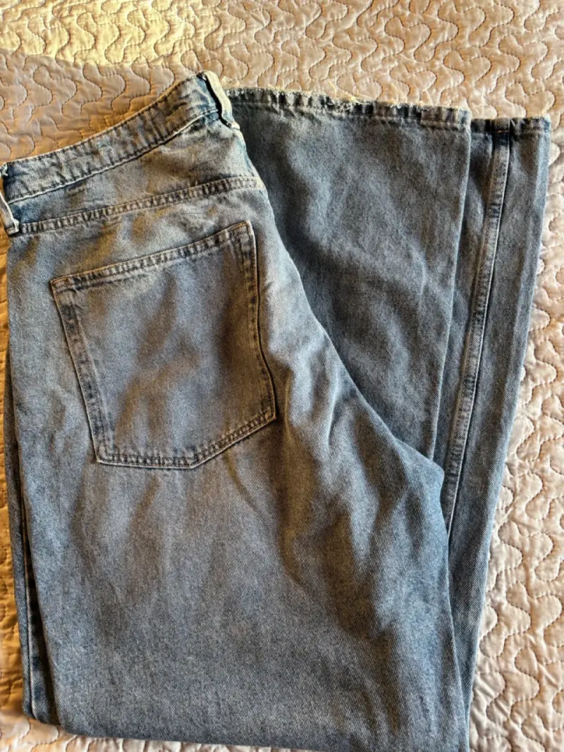 Jeans de mezclilla azul claro para mujer 44 - 3