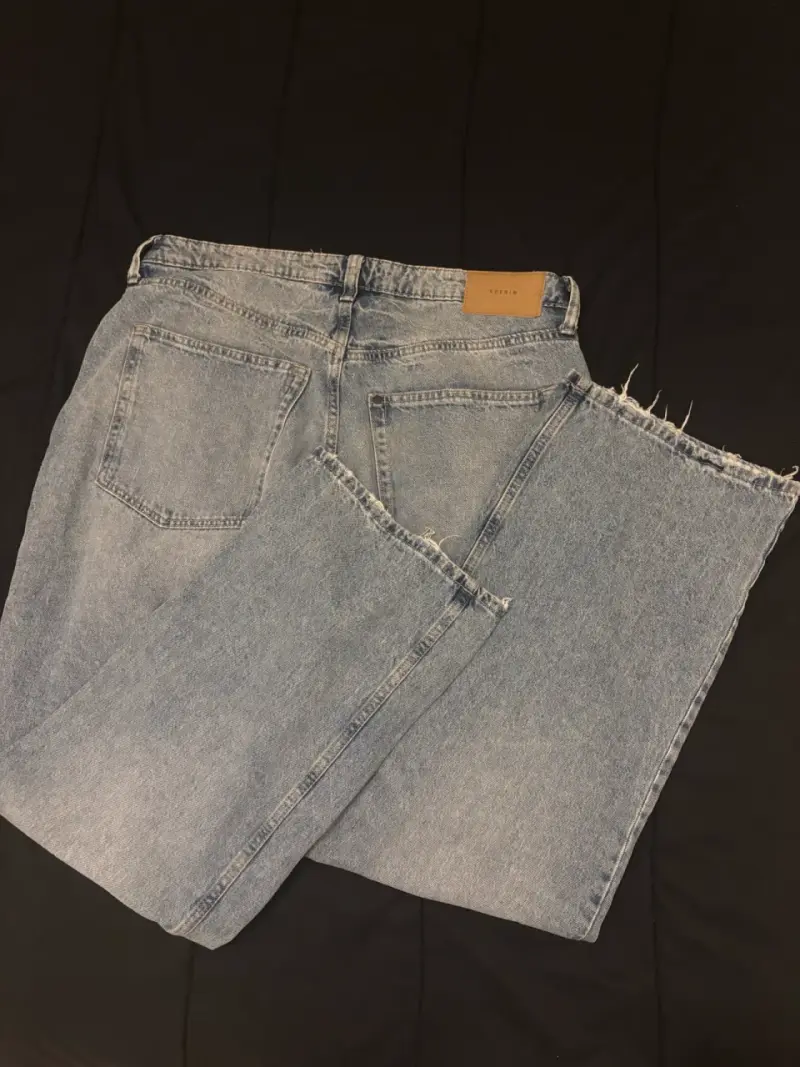 Jeans de mezclilla azul claro para mujer 44 - 5