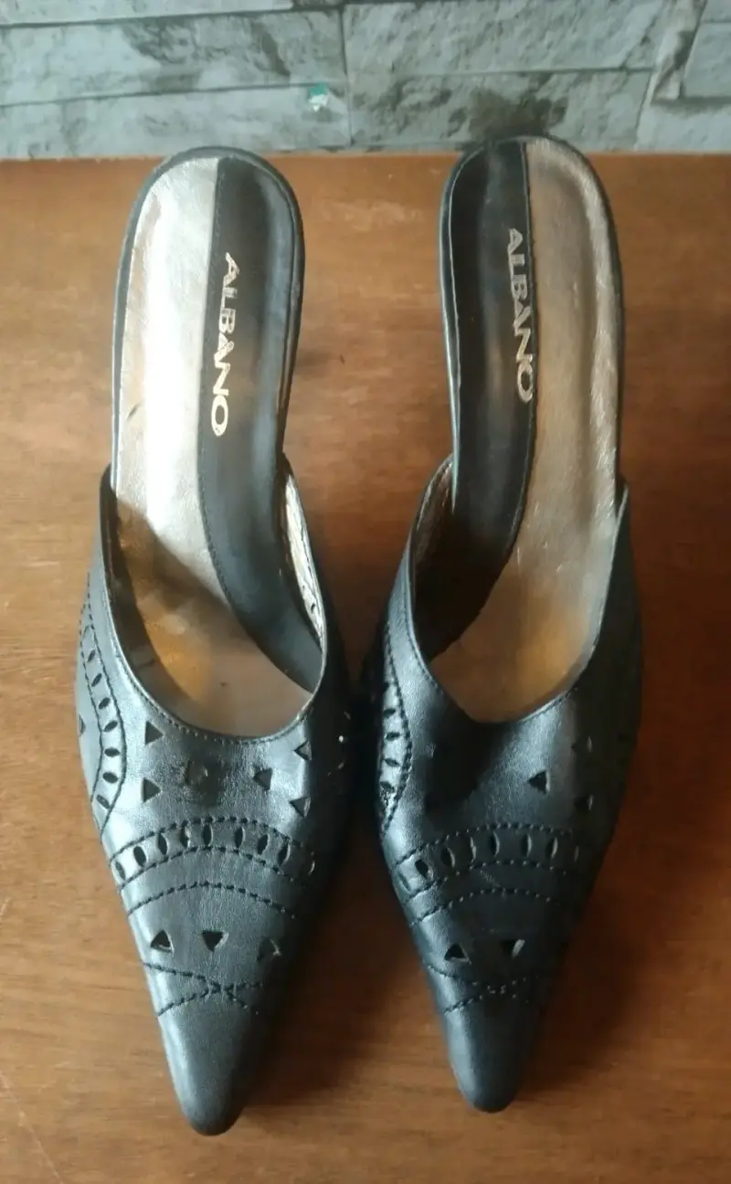 Zapatos de tacón bajo Albano negros - 4