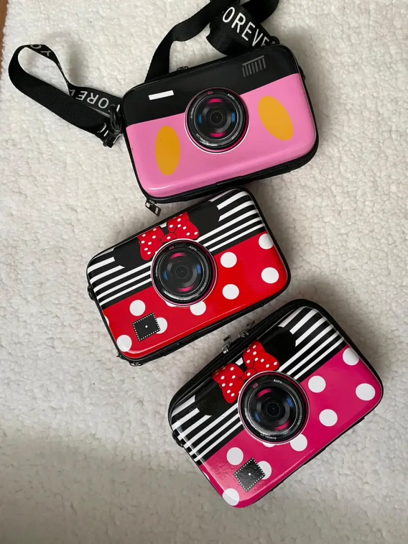 Cámaras de juguete estilo Minnie Mouse