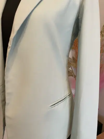 Blazer Mujer Verde Claro Elegante - miniatura 4
