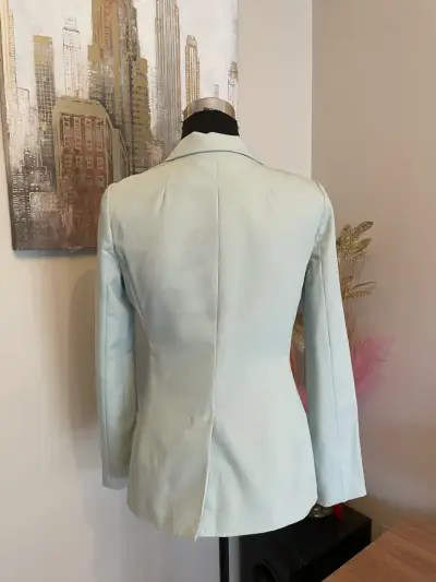 Blazer Mujer Verde Claro Elegante - miniatura 5