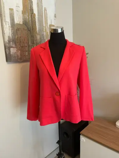 Blazer coral elegante para mujer - miniatura 2