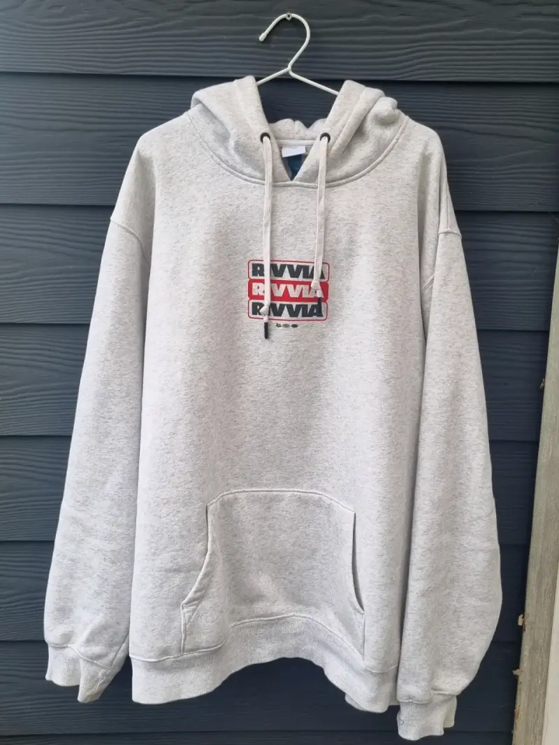 Polerón con capucha gris RVVIA XXL