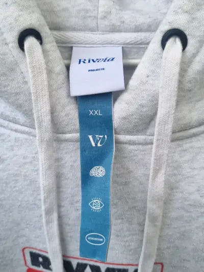 Polerón con capucha gris RVVIA XXL - miniatura 4