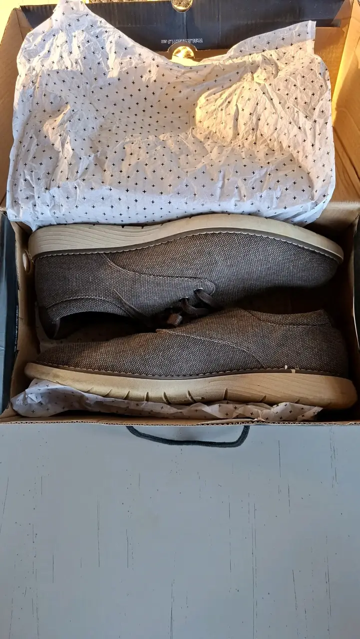 Zapatos casuales de tela gris para hombre