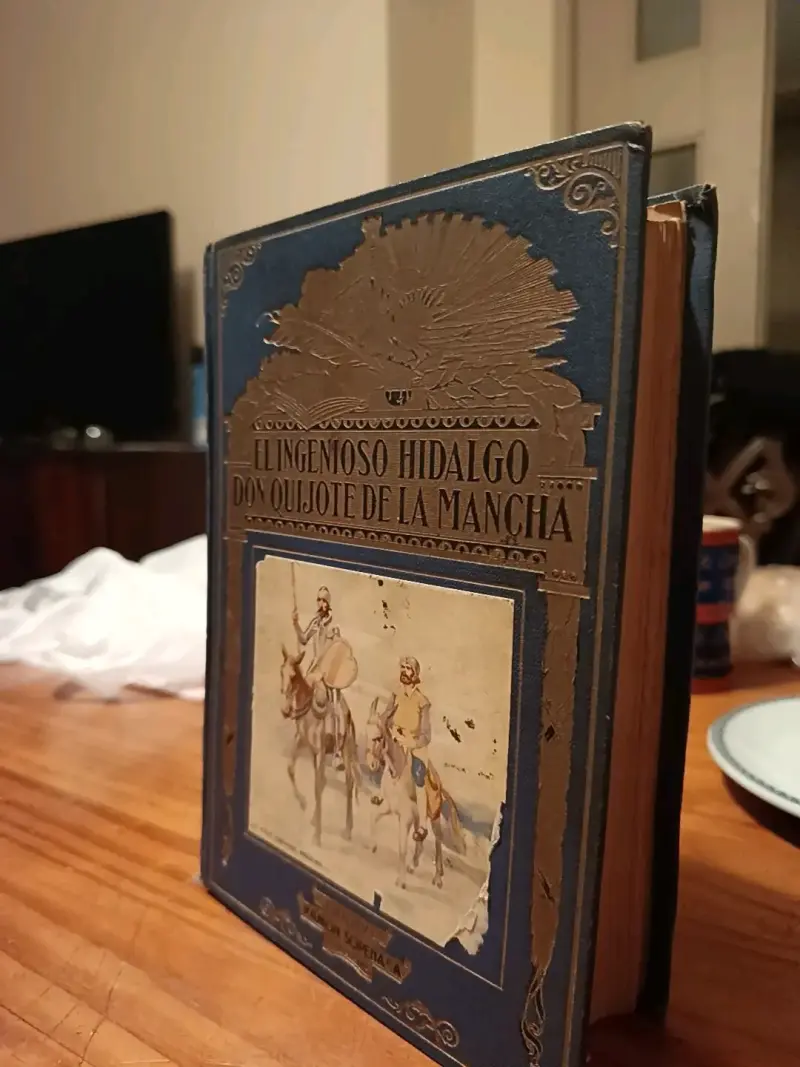 Libro antiguo El Ingenioso Hidalgo Don Quijote de la Mancha - 2