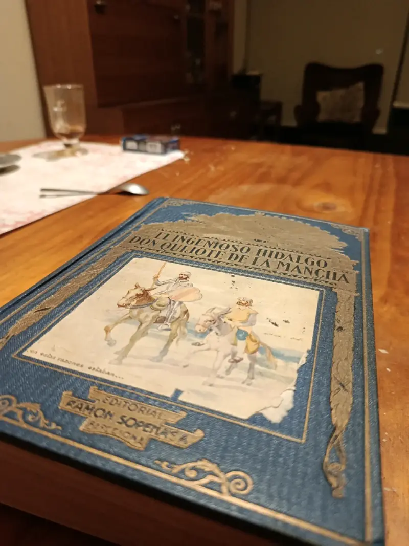 Libro antiguo El Ingenioso Hidalgo Don Quijote de la Mancha - 3