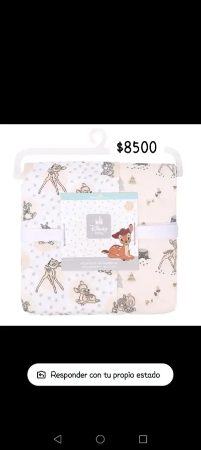 Mantas de franela Disney Baby Bambi - miniatura 1