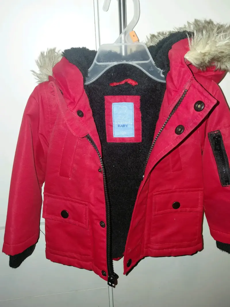 Chaqueta roja para bebé - 2