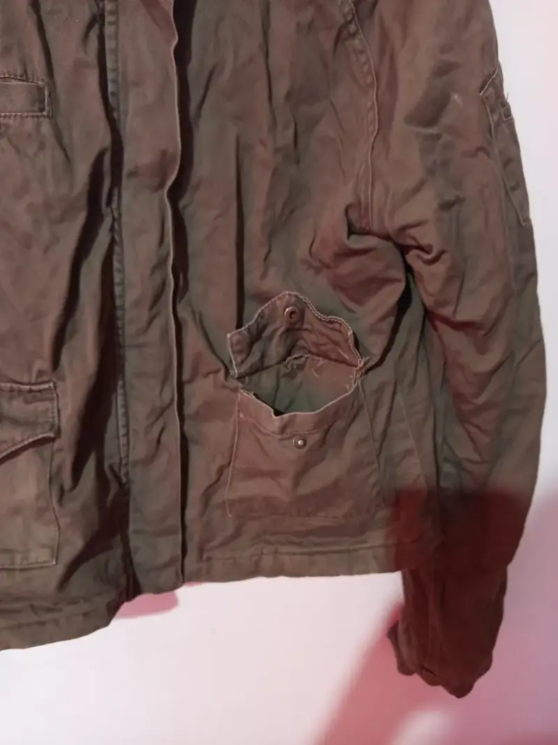 Chaqueta Algodón Marrón Hombre Talla M - 3