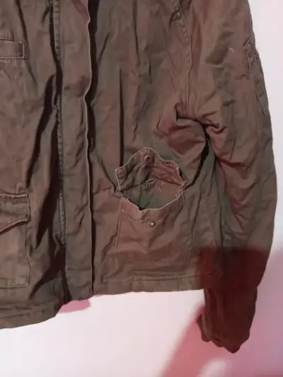 Chaqueta Algodón Marrón Hombre Talla M - miniatura 3