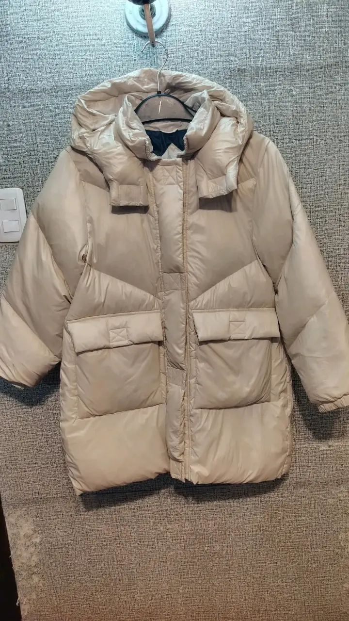 Abrigo acolchado beige para niños Zara - 1