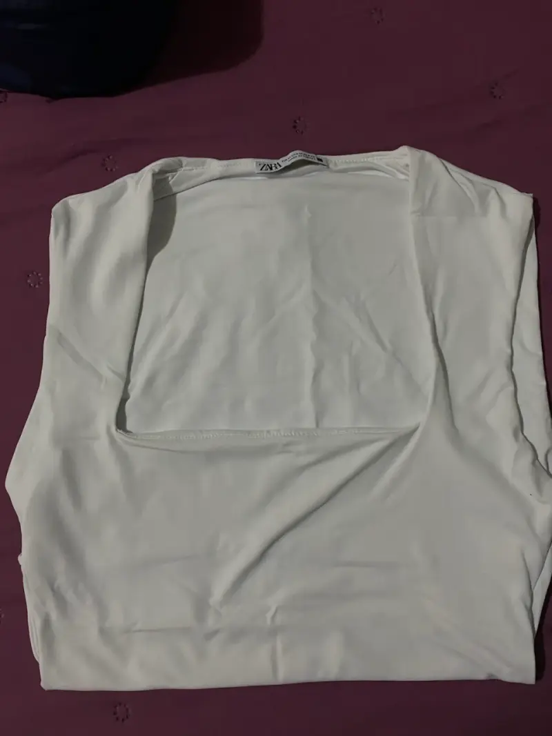 Body blanco sin mangas Zara - 2