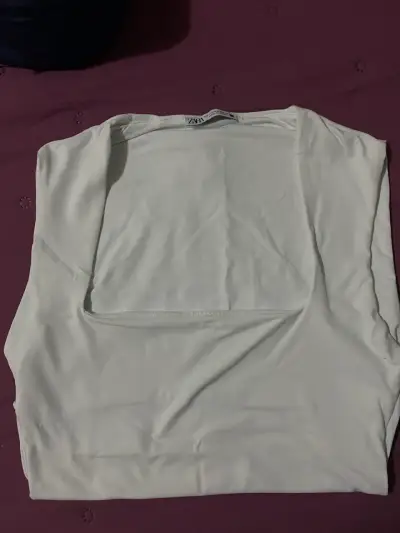 Body blanco sin mangas Zara - miniatura 2
