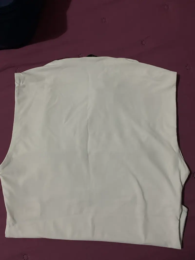 Body blanco sin mangas Zara - 3