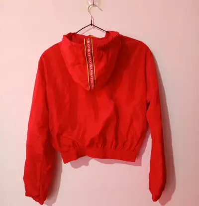 Chaqueta Corta Roja Cortaviento Mujer S/M - miniatura 4