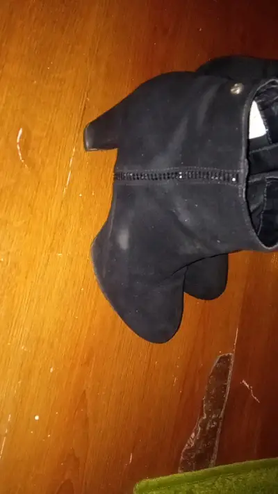 Botines negros de tacón alto para mujer - miniatura 2