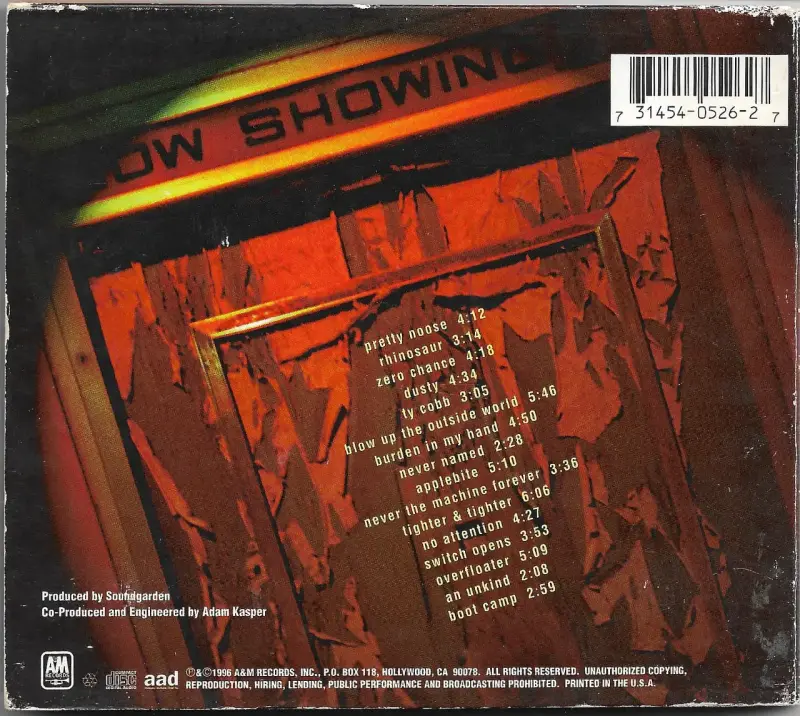 Soundgarden – Down On The Upside (CD) - 2