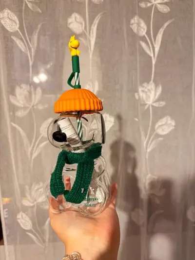 Vaso de vidrio Starbucks Peanuts (ORIGINAL) - miniatura 1