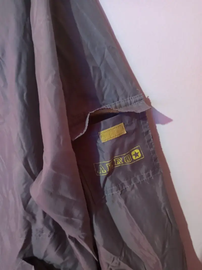 Chaqueta Ligera Gris Amarillo Talla L - 4