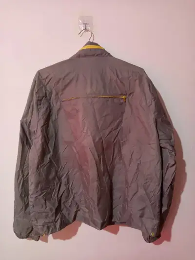 Chaqueta Ligera Gris Amarillo Talla L - miniatura 6