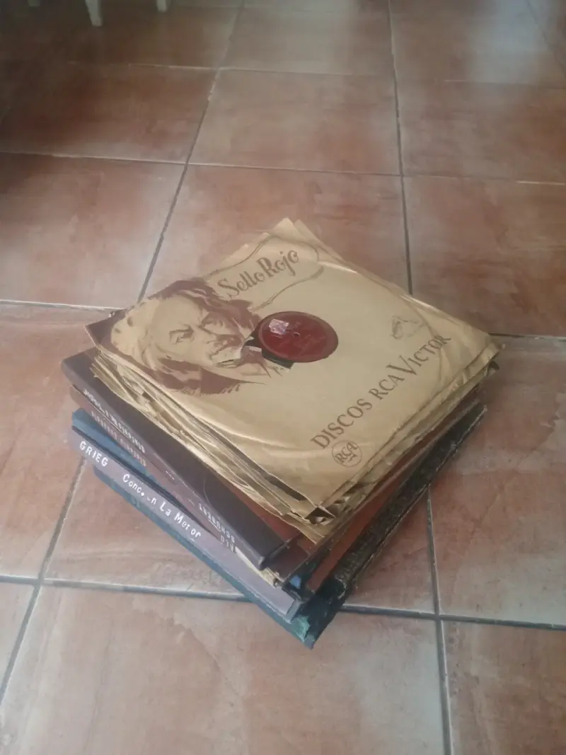 Colección de discos de vinilo antiguos RCA Victor y Columbia - 3