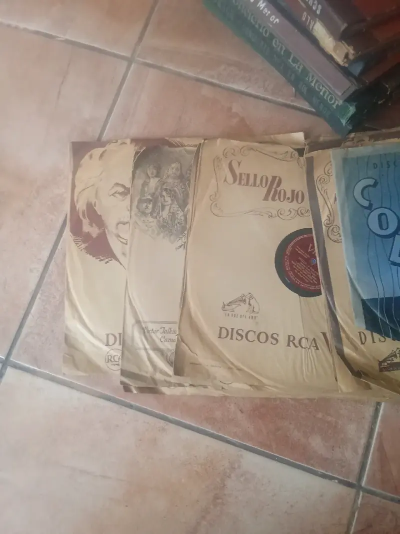 Colección de discos de vinilo antiguos RCA Victor y Columbia - 5