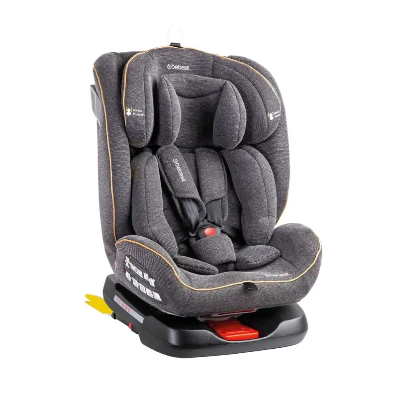 Silla de Auto Convertible 360° Isofix Supra Gris - 1