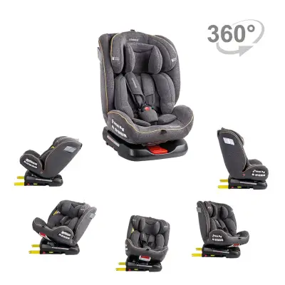 Silla de Auto Convertible 360° Isofix Supra Gris - miniatura 2