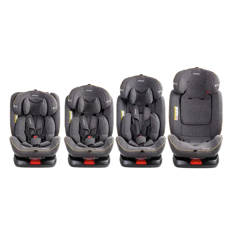 Silla de Auto Convertible 360° Isofix Supra Gris - 4