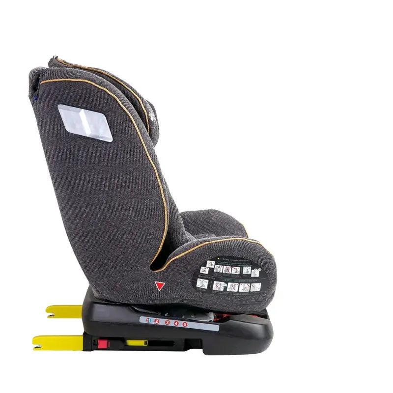 Silla de Auto Convertible 360° Isofix Supra Gris - 5