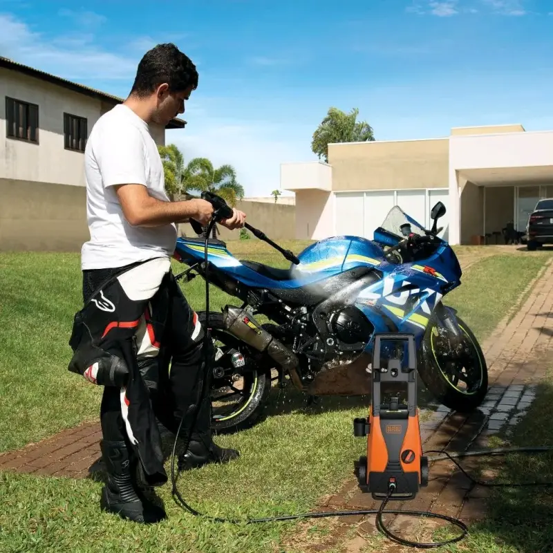 Hidrolavadora Alta Presión 1512 PSI 1400W Black an - 5