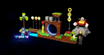 Set Bloques Construcción Sonic Green Hill Zone - miniatura 1