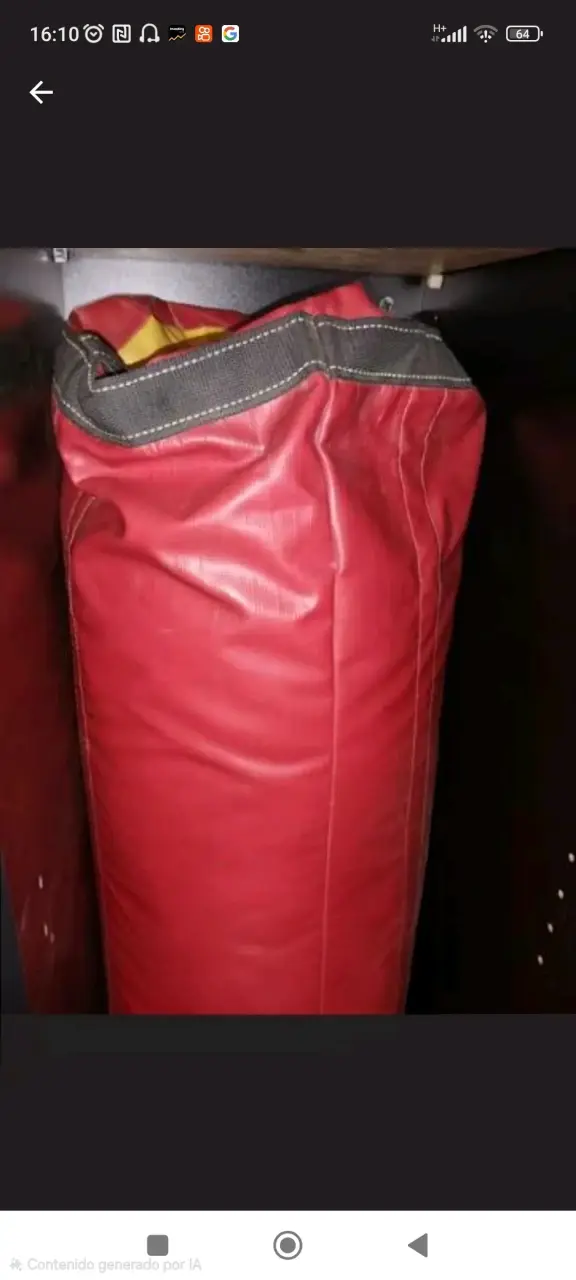 Saco de Boxeo Rojo para Entrenamiento