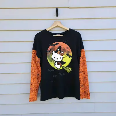 Polera manga larga Halloween Hello Kitty - miniatura 1