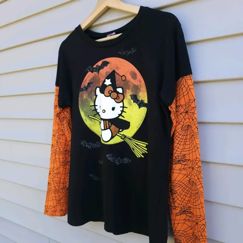 Polera manga larga Halloween Hello Kitty - 2
