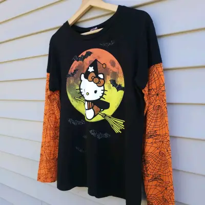 Polera manga larga Halloween Hello Kitty - miniatura 2