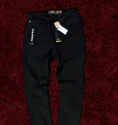 Jeans negros de hombre JJO con diseño moderno - miniatura 1