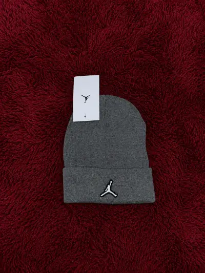 Gorros de lana Jordan en negro y gris - miniatura 2