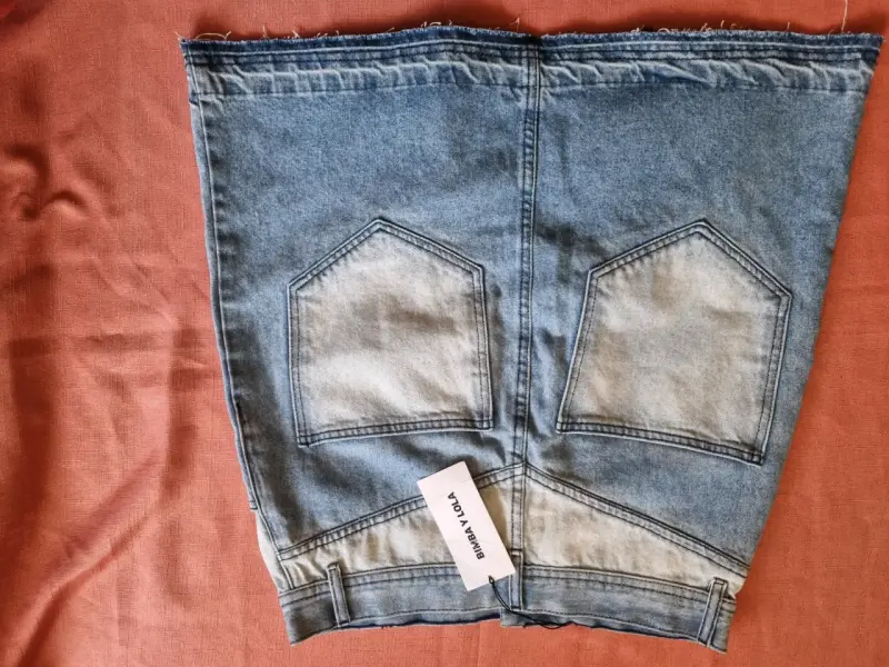 Falda de mezclilla Bimba y Lola azul - 2