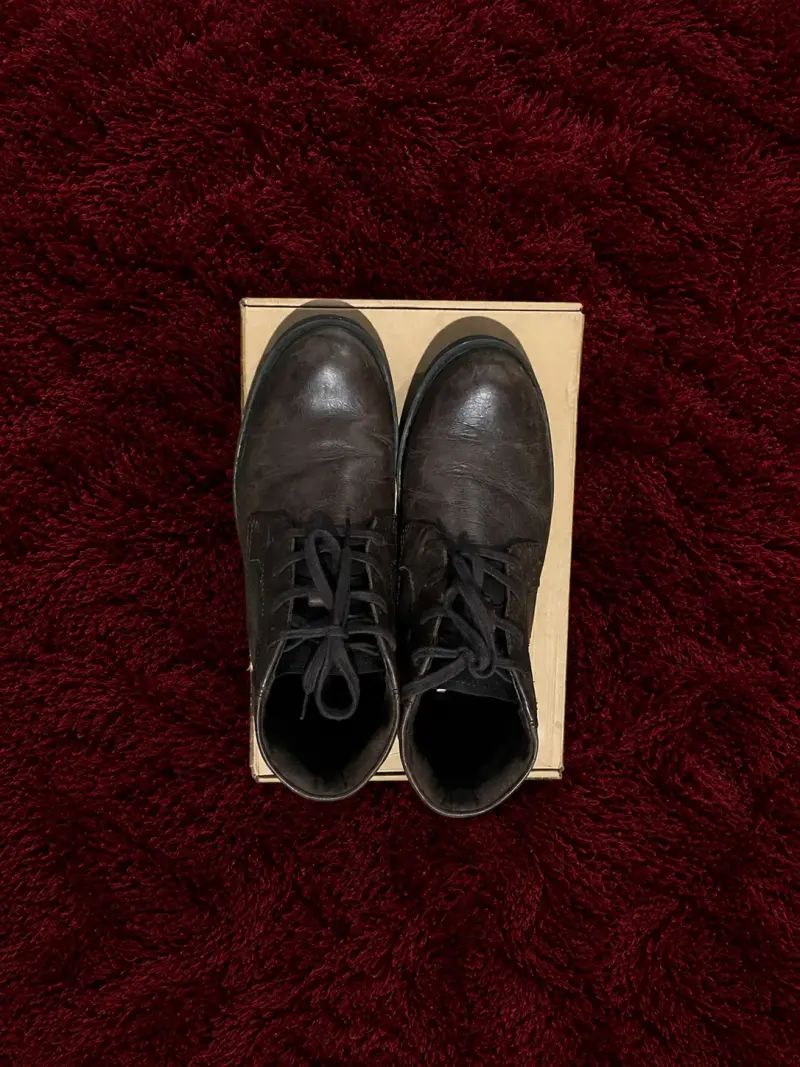 Botas de cuero marrón para hombre CAT - 2