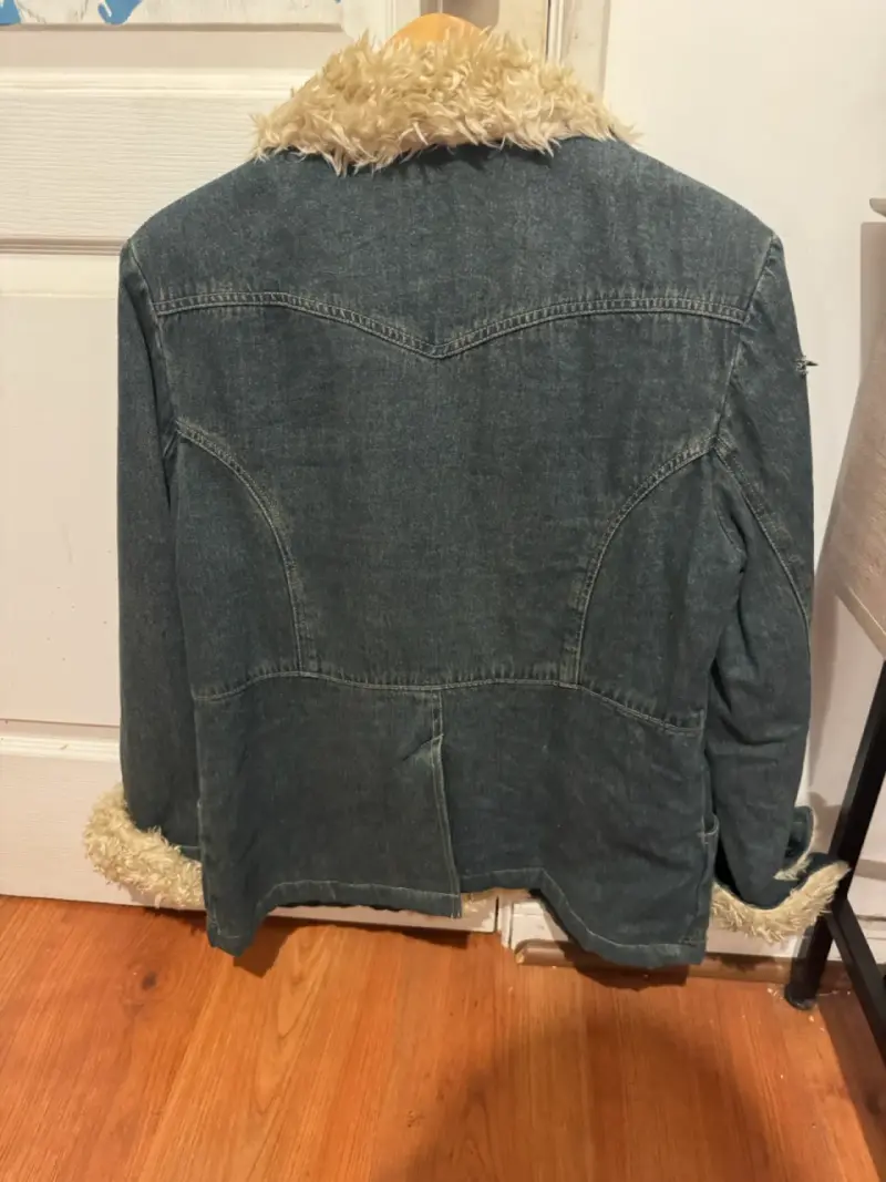 Chaqueta con forro de piel sintética Y2K - 3