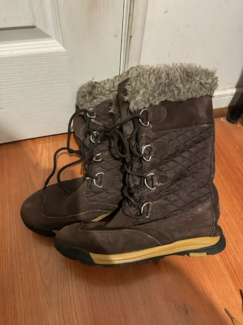 Botas de invierno con forro de piel sintética y2k - 1