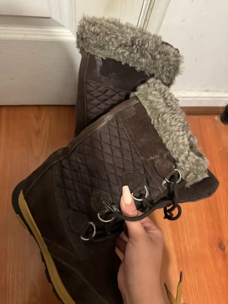 Botas de invierno con forro de piel sintética y2k - 3