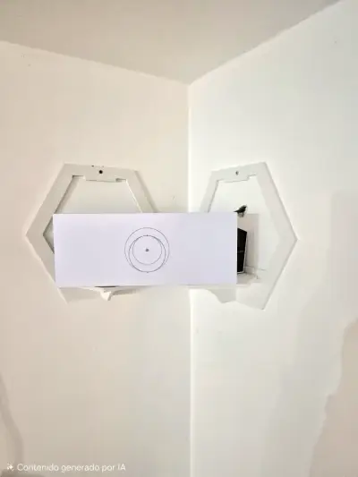 Repisa flotante hexagonal - miniatura 4