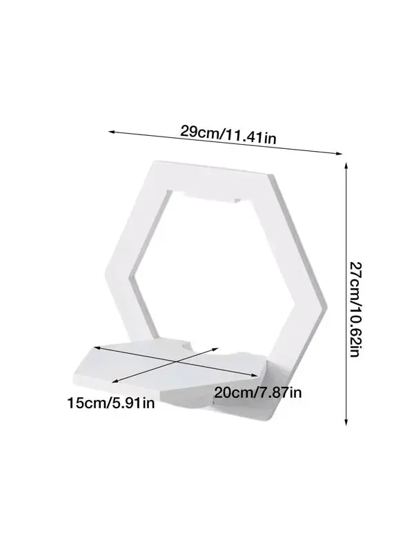 Repisa flotante hexagonal - 5