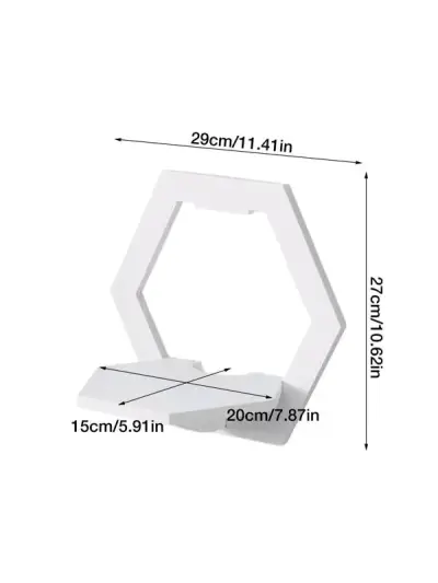 Repisa flotante hexagonal - miniatura 5
