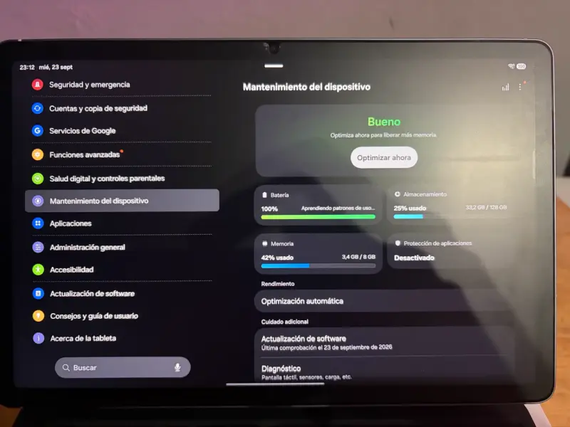 Galaxy tab s10fe 128GB + Magic Keyboard - 5