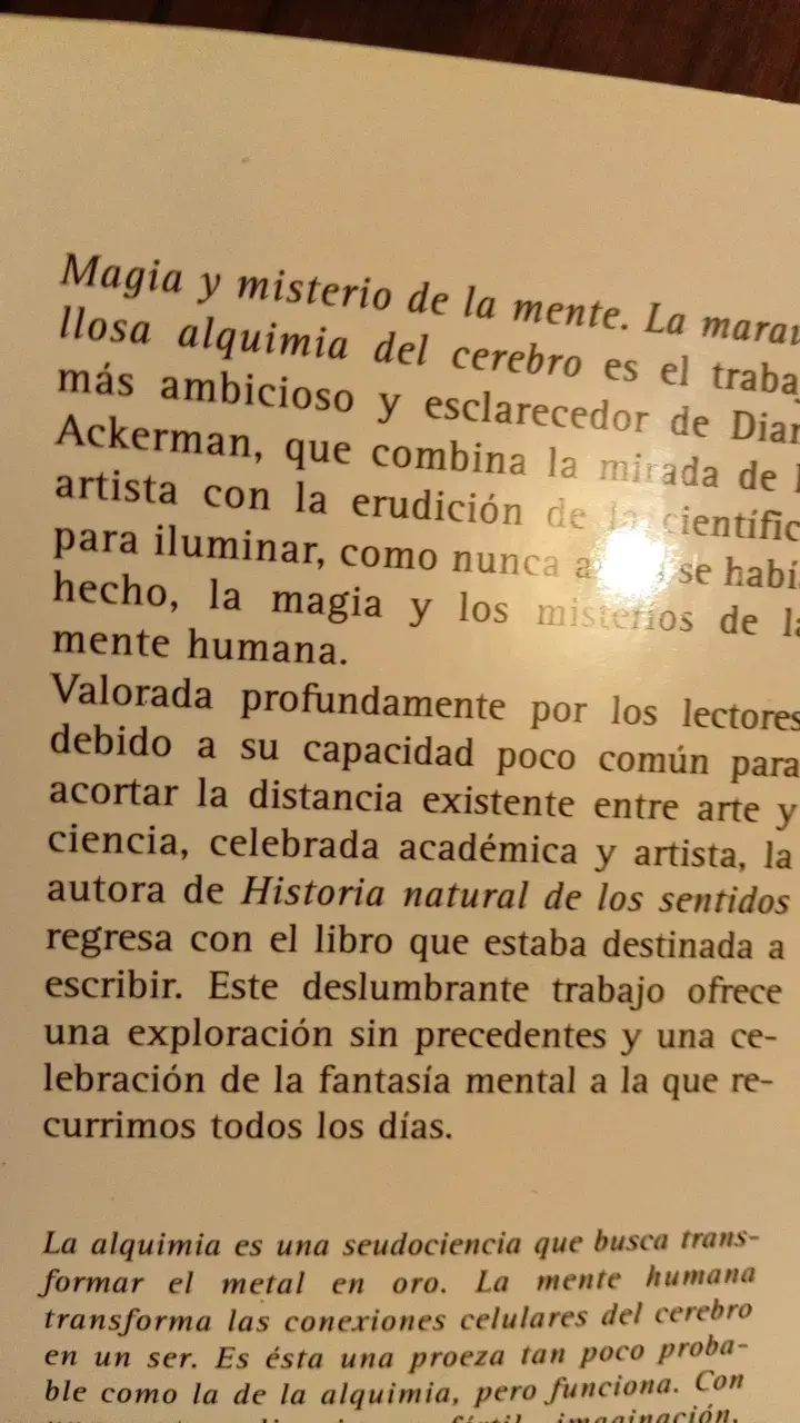 Libro Magia y Misterio de la Mente de Diane Ackerman - 3
